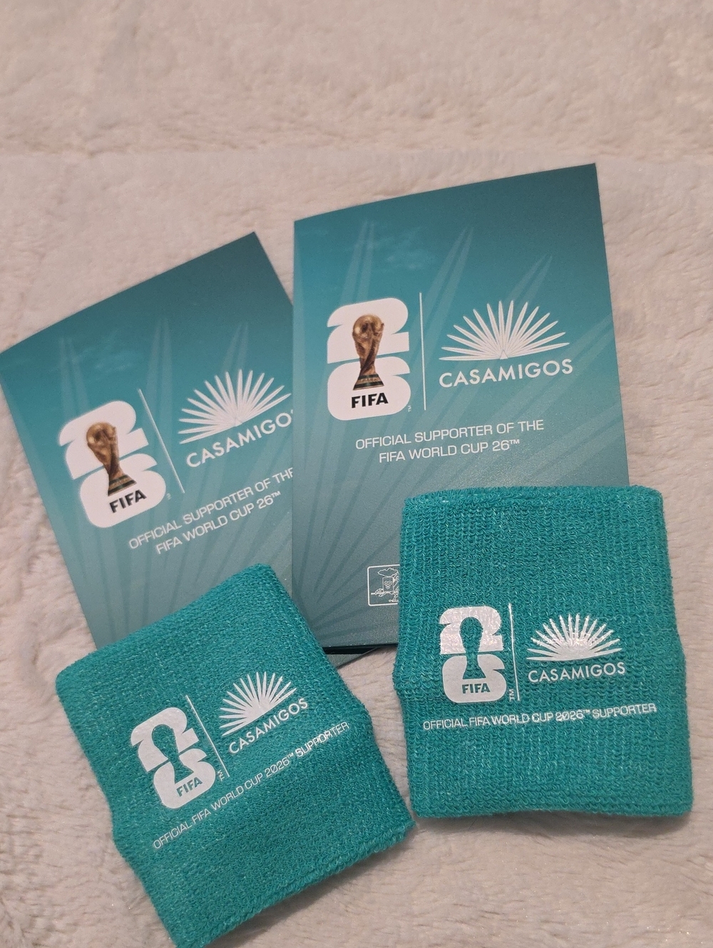 Casamigos X FIFA Teal Wristbands And Sticker Packs